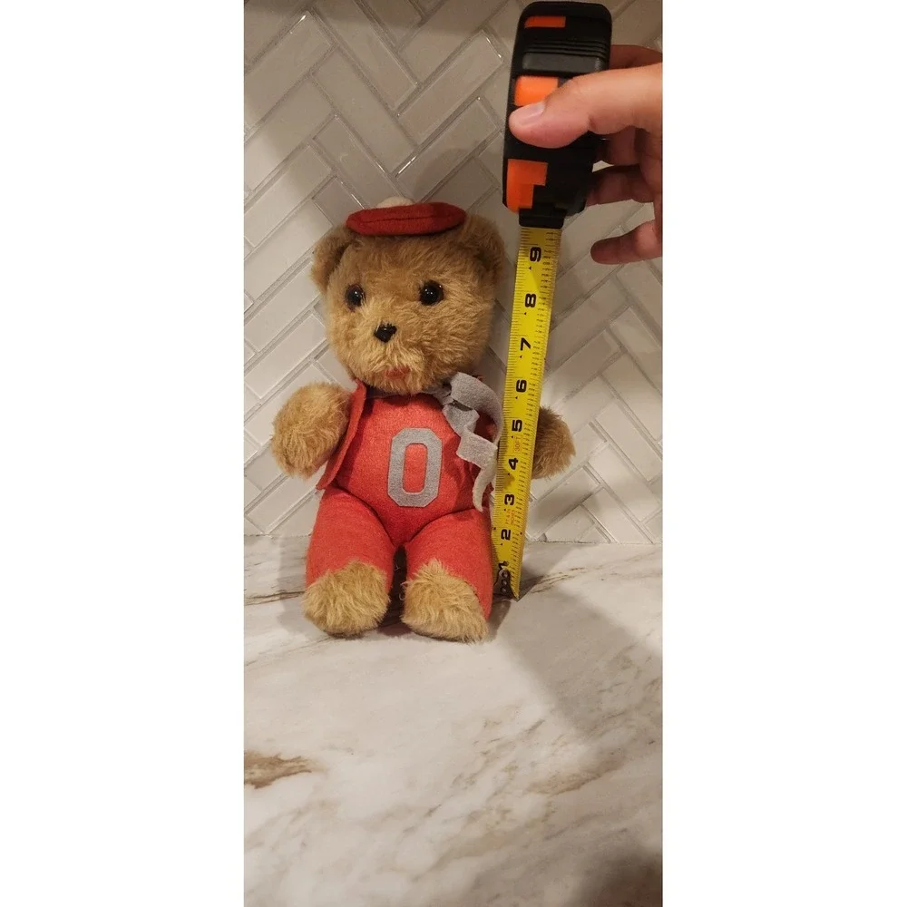 Vintage Telemarks Ohio State Teddy Bear Plush With Shirt, Vest,Scarf & Hat
